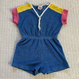 Vintage Tog-a-Longs Terrycloth Romper